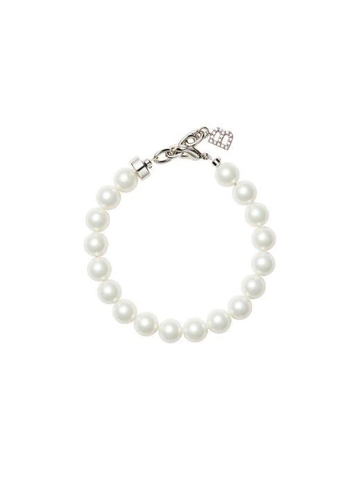 商品BAEBAE|Initial Tail Pearl Bracelet,价格¥569,第2张图片详细描述