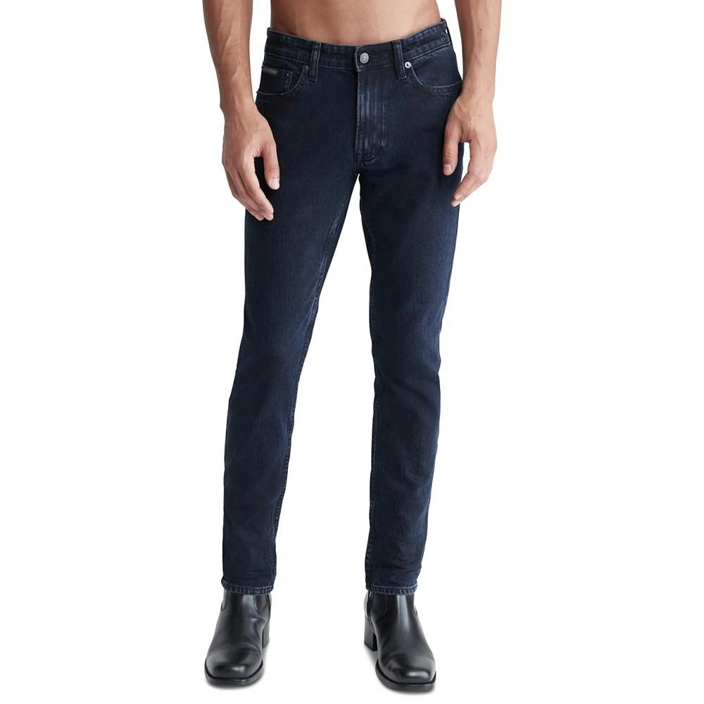 商品Calvin Klein|Men's Slim Straight-Fit Stretch Jeans,价格¥671,第1张图片