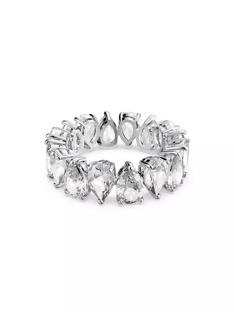 商品Swarovski|Vittore Rhodium-Plated & Crystal Ring,价格¥1410,第1张图片