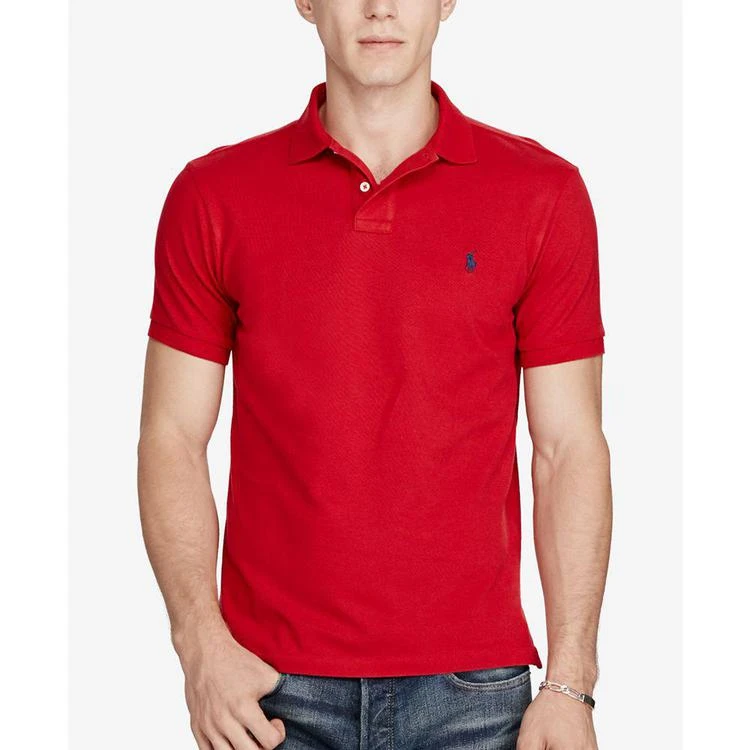 商品Ralph Lauren|Men's Custom Fit Cotton Mesh Polo,价格¥632,第1张图片