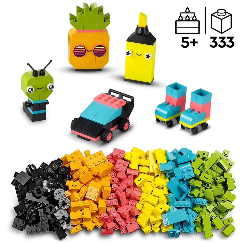 商品LEGO|LEGO Classic: Creative Neon Fun (11027),价格¥202,第3张图片详细描述