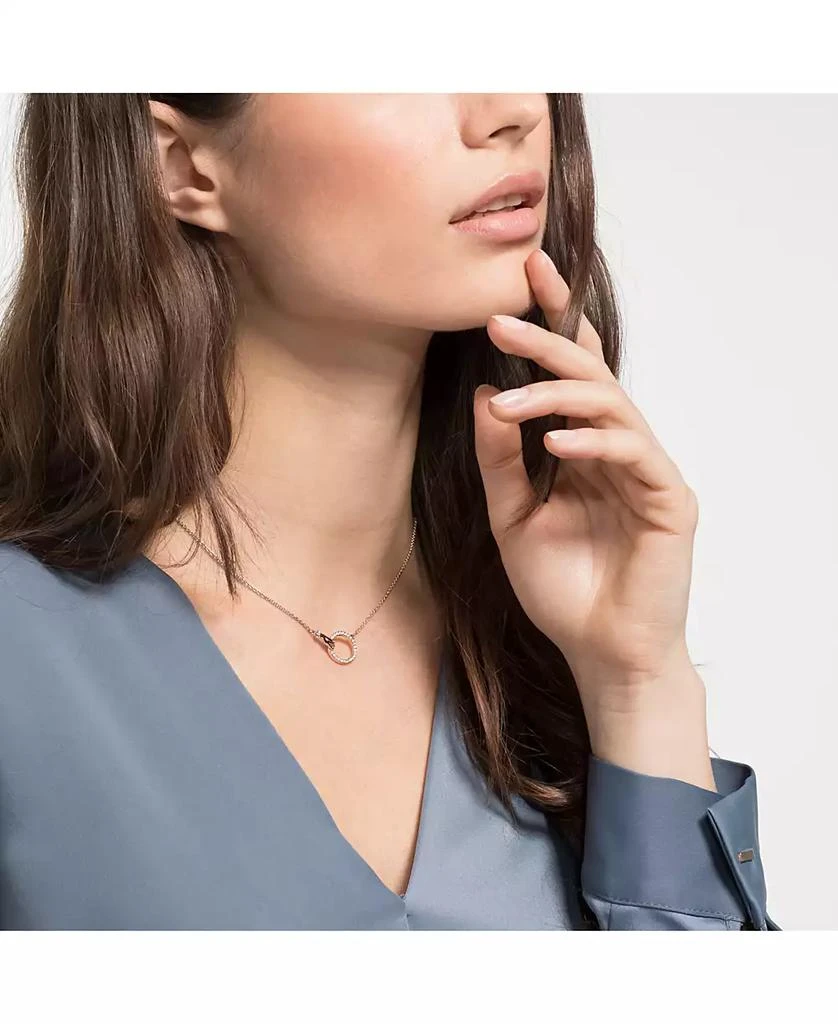商品Swarovski|玫瑰金色调水晶手环式项链,价格¥660,第4张图片详细描述