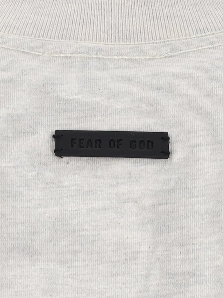 商品Fear of god|Fear Of God Eternal Logo Flocked Crewneck T-Shirt,价格¥2112,第5张图片详细描述