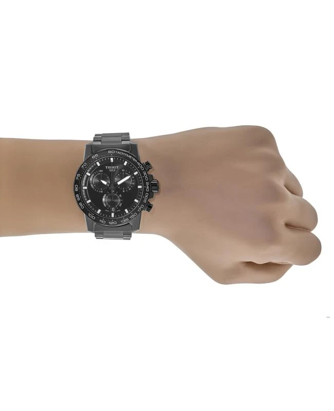 商品Tissot|Tissot Supersport Chrono Black Dial Black Stainless Steel Men's Watch T125.617.33.051.00,价格¥3127,第3张图片详细描述