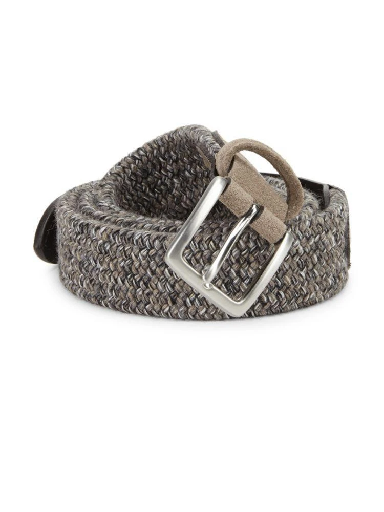 商品Faconnable|Two-Toned Braided Belt,价格¥343,第5张图片详细描述