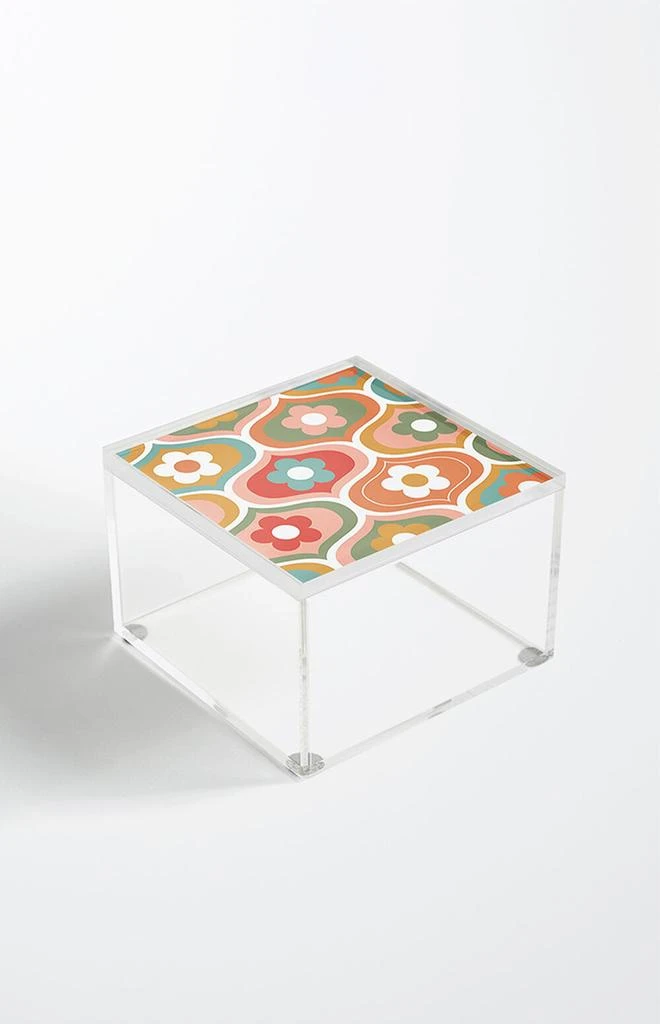 商品DENY Designs|Emanuela Carratoni Vintage Floral Geometry Acrylic box,价格¥241,第1张图片