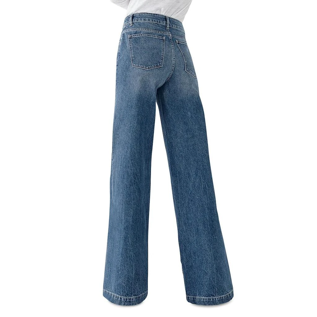 商品DL1961|DL1961 Womens Hepburn High Rise Button Fly Wide Leg Jeans,价格¥442,第2张图片详细描述