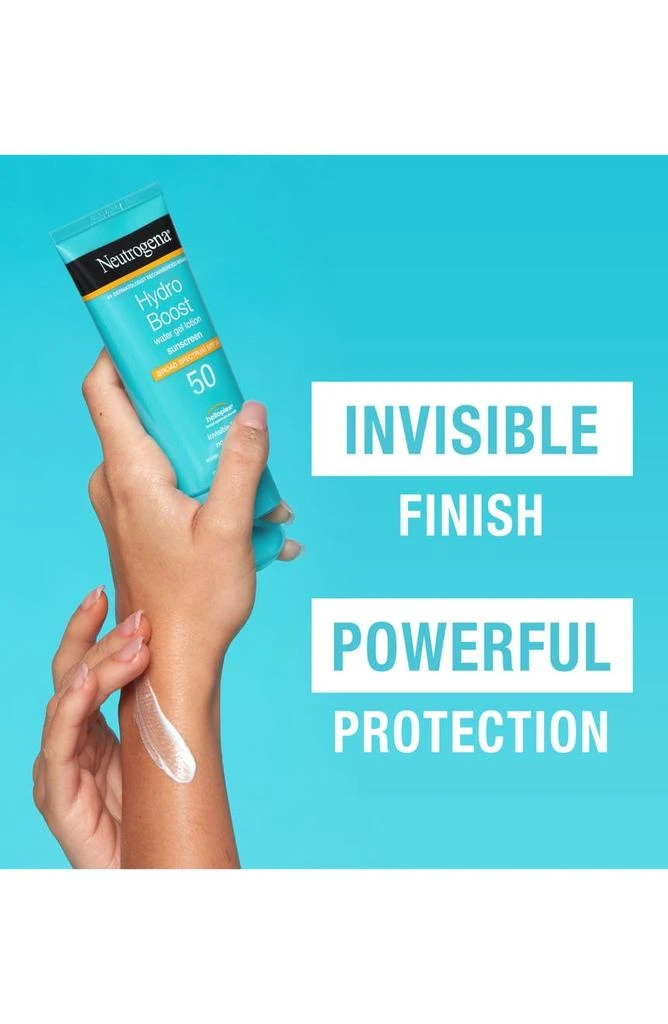 商品Neutrogena|Hydro Boost Water Gel Moisturizing Sunscreen Lotion with Broad Spectrum SPF 50 - 3.0 fl. oz.,价格¥116,第3张图片详细描述