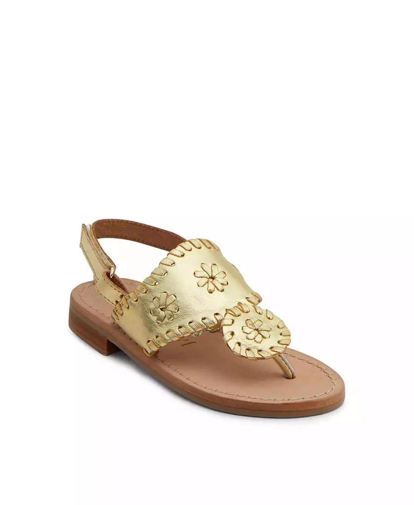 商品Jack Rogers|Toddler Girls Jacks Lace Detail Flat Sandals,价格¥434,第1张图片