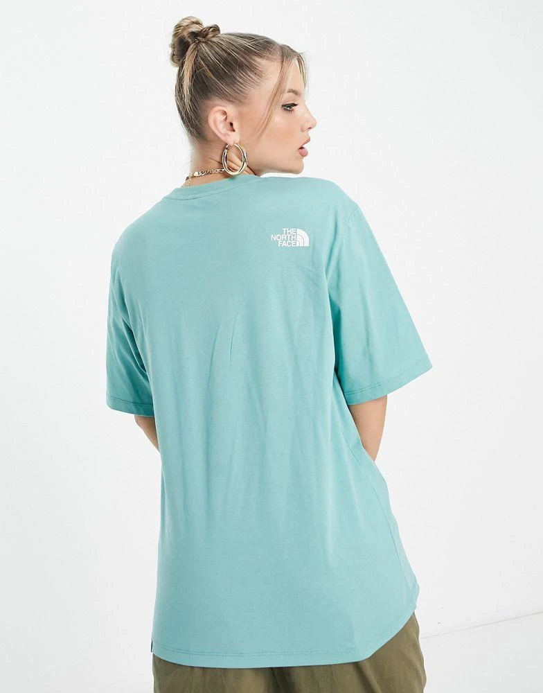 商品The North Face|The North Face Simple Dome relaxed fit t-shirt in wasabi green Exclusive at ASOS,价格¥146,第2张图片详细描述