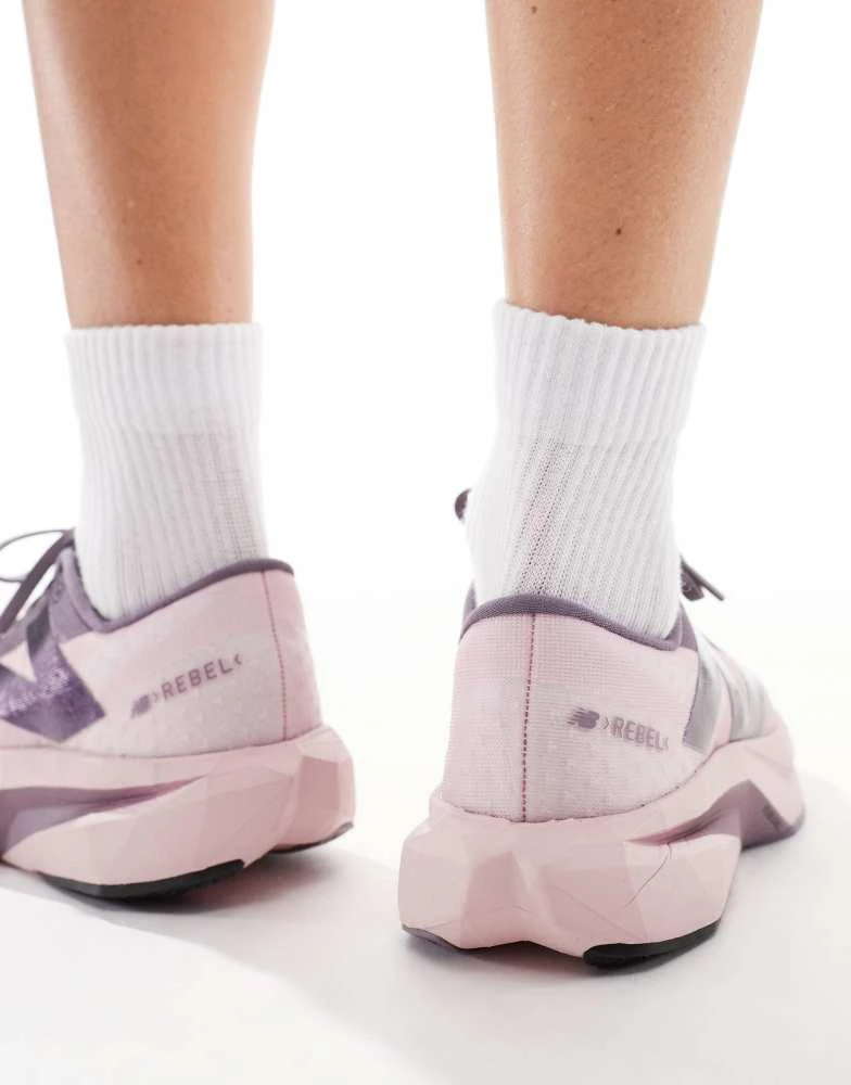 商品New Balance|New Balance Fuel Cell Rebel V4 running trainers in purple,价格¥1441,第5张图片详细描述