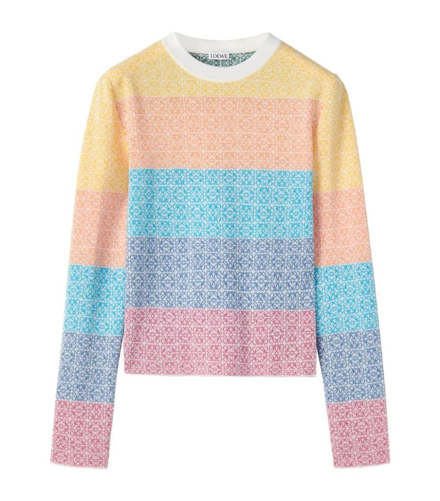 商品Loewe|Anagram Striped Sweater,价格¥6669,第1张图片