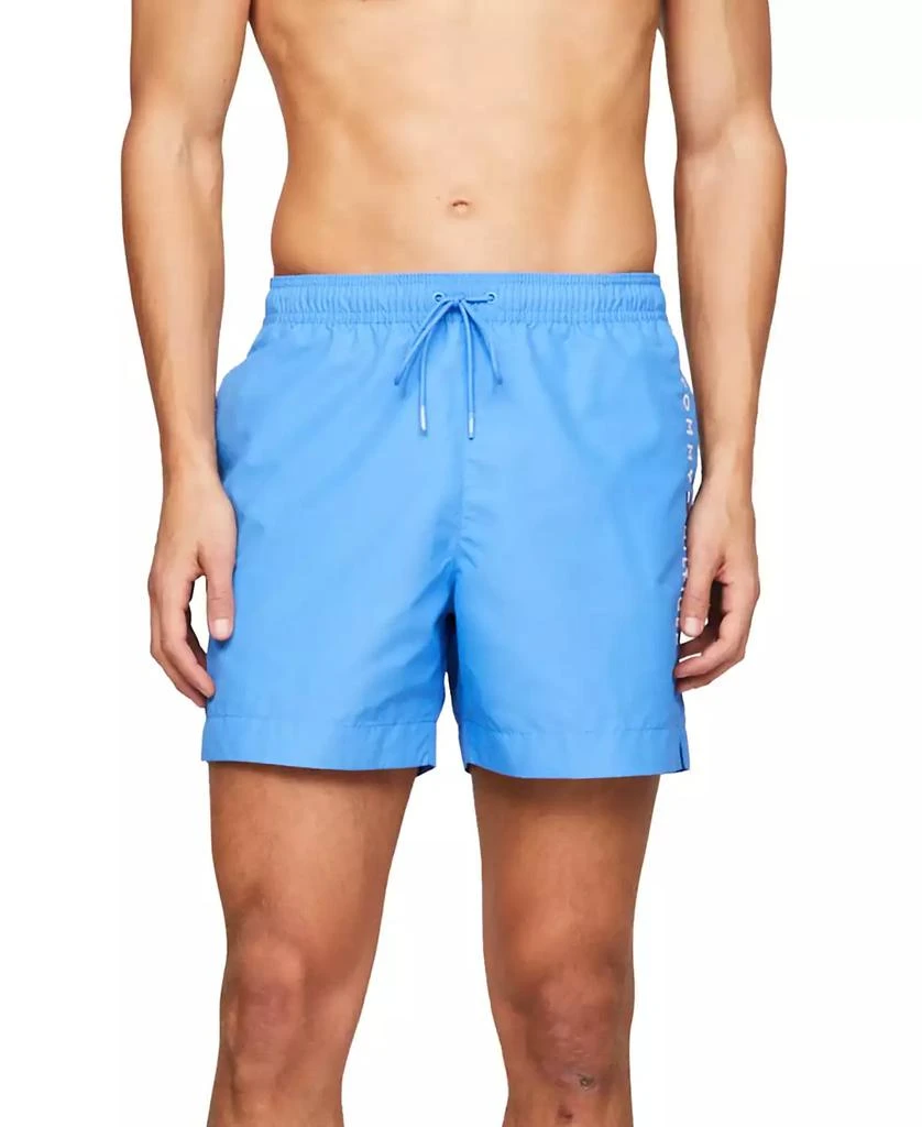 商品Tommy Hilfiger|Men's Drawstring Logo 7" Swim Trunks,价格¥238,第4张图片详细描述
