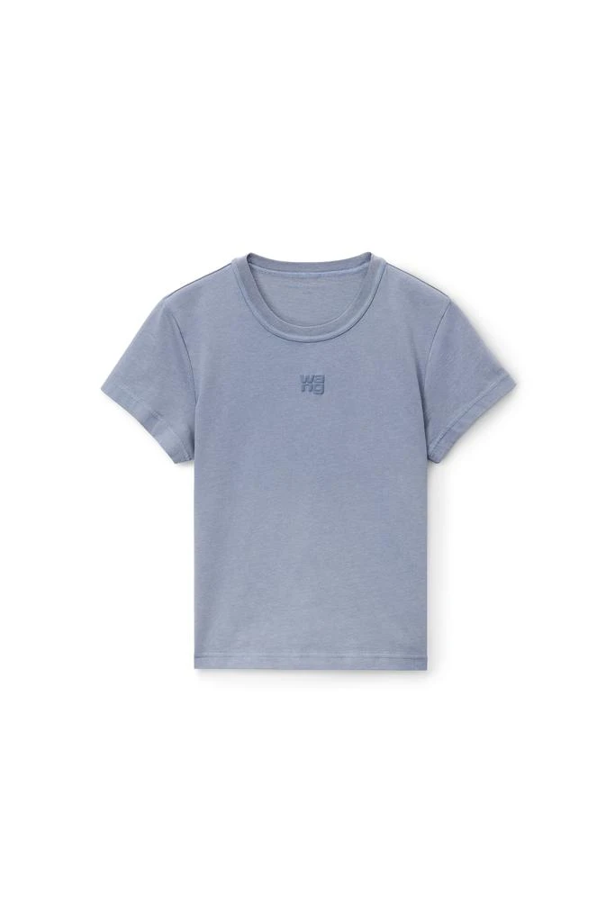 商品Alexander Wang|Puff Logo Shrunken Tee In Cotton Jersey,价格¥1104,第1张图片