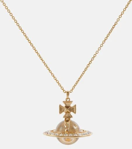 商品Vivienne Westwood|Crystal-embellished pendant necklace,价格¥2284,第1张图片