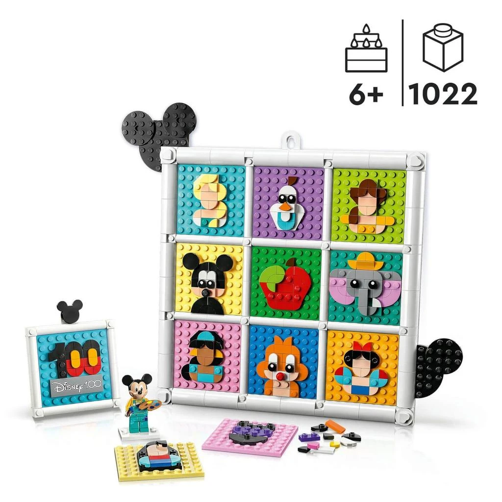 商品LEGO|LEGO Disney 100 Years of Disney Animation Icons Crafts (43221),价格¥547,第3张图片详细描述