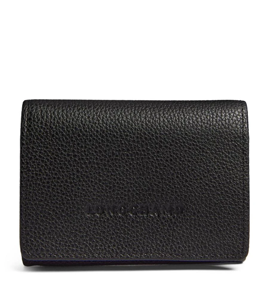 商品Longchamp|Leather Le Foulonné Wallet,价格¥996,第1张图片