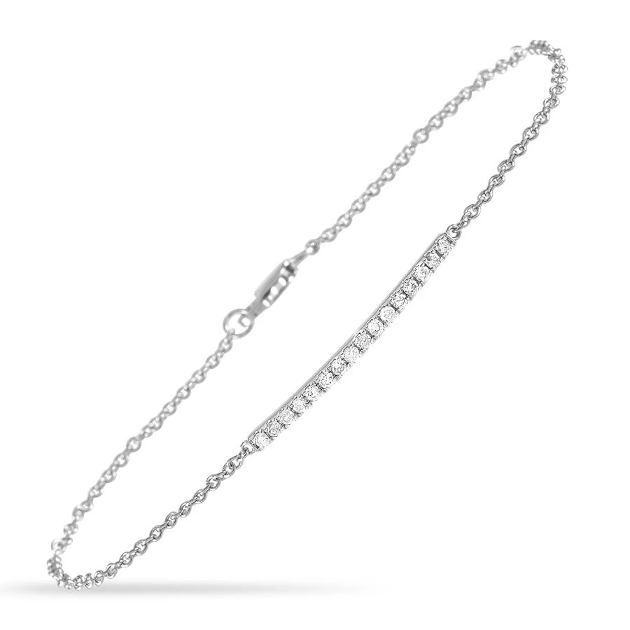 商品LB Exclusive|14K White Gold 0.25ct Diamond Bracelet,价格¥2641,第1张图片