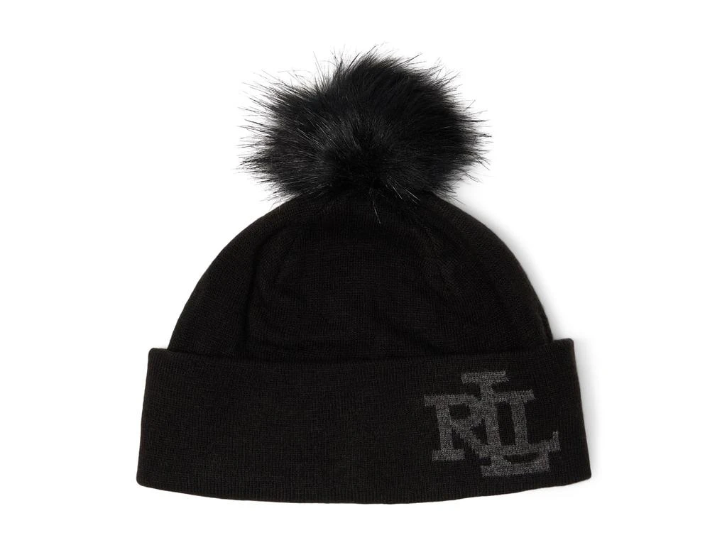 商品Ralph Lauren|Logo Cuff Hat with Pom,价格¥262,第1张图片