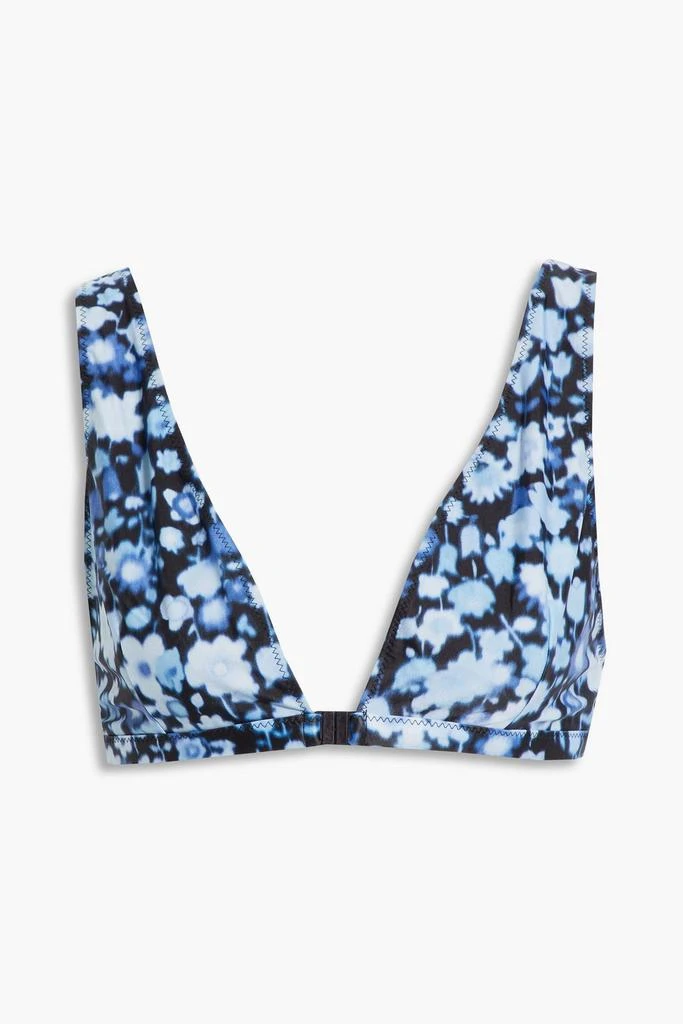 商品Ganni|Phanton floral-print bikini top,价格¥135,第1张图片