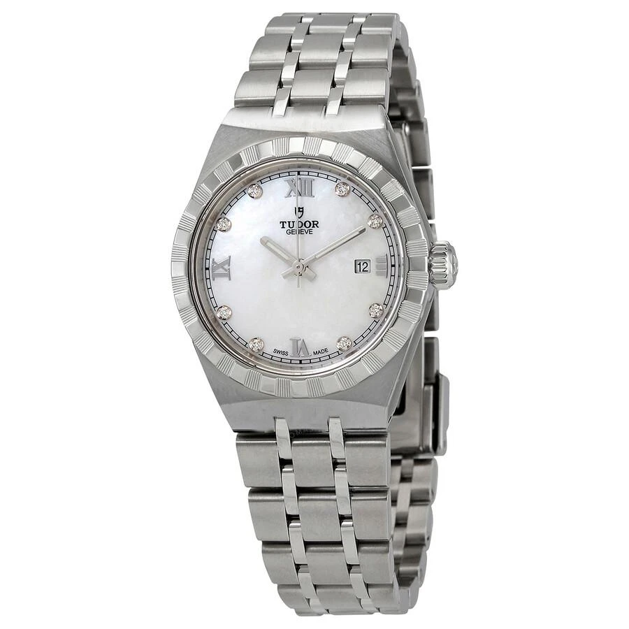 商品Tudor|Royal Automatic Diamond Watch M28300-0005,价格¥17298,第1张图片