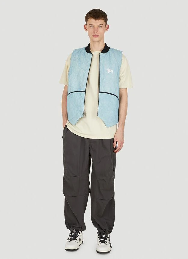 商品STUSSY|Primaloft Sleeveless Jacket in Blue,价格¥897,第2张图片详细描述