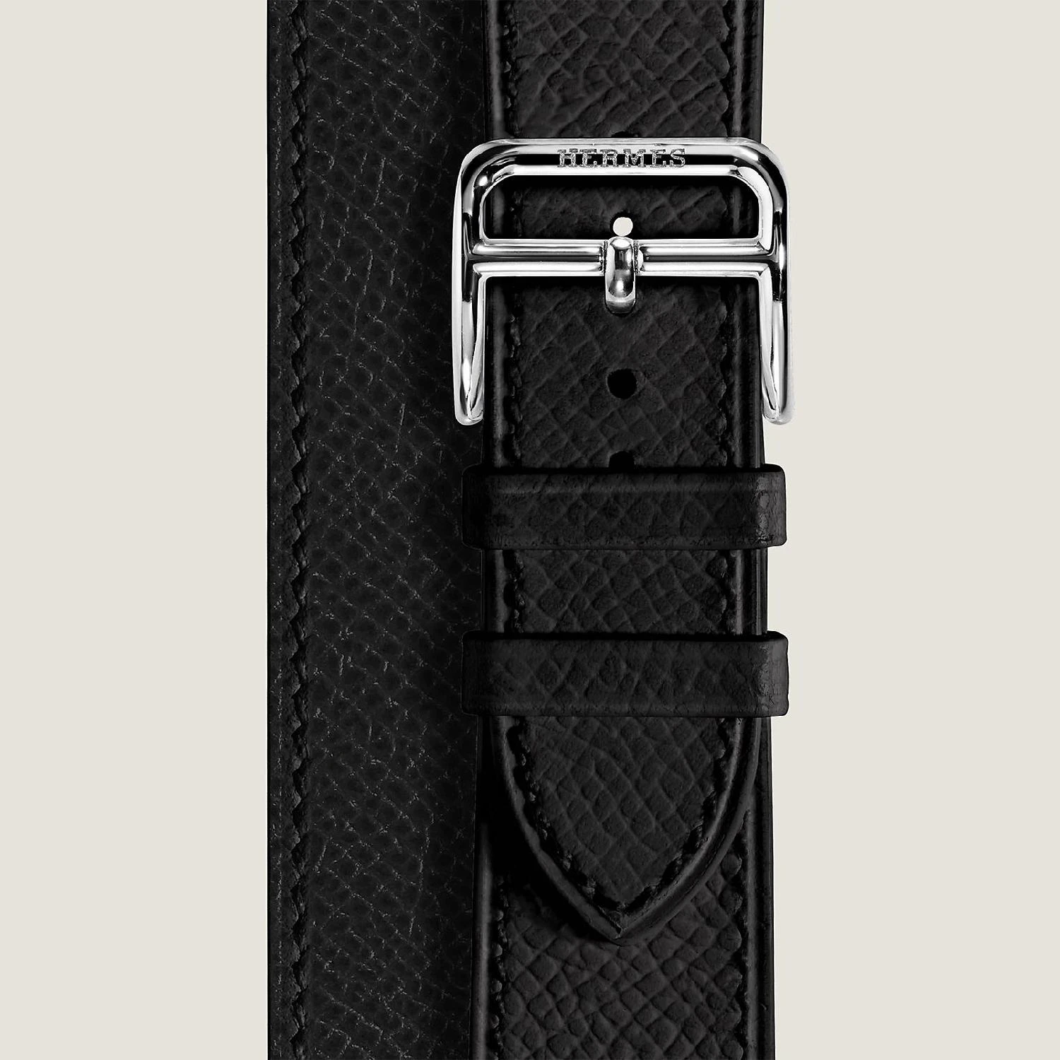 商品Hermes|【预售】 爱马仕 24秋冬 女士 手表带 Bracelet pour Heure H Moyen modèle 30 mm, double tour WKB0085WK89212,价格¥3858,第1张图片