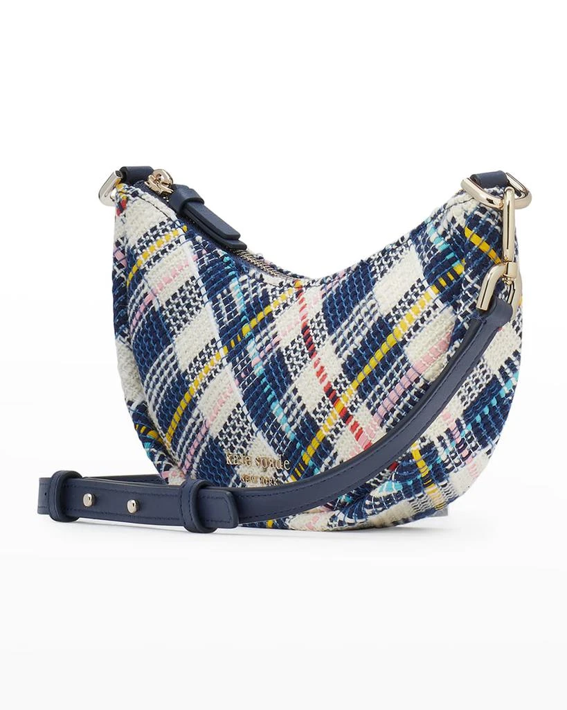 商品Kate Spade|smile small tweed zip crossbody bag,价格¥790,第4张图片详细描述