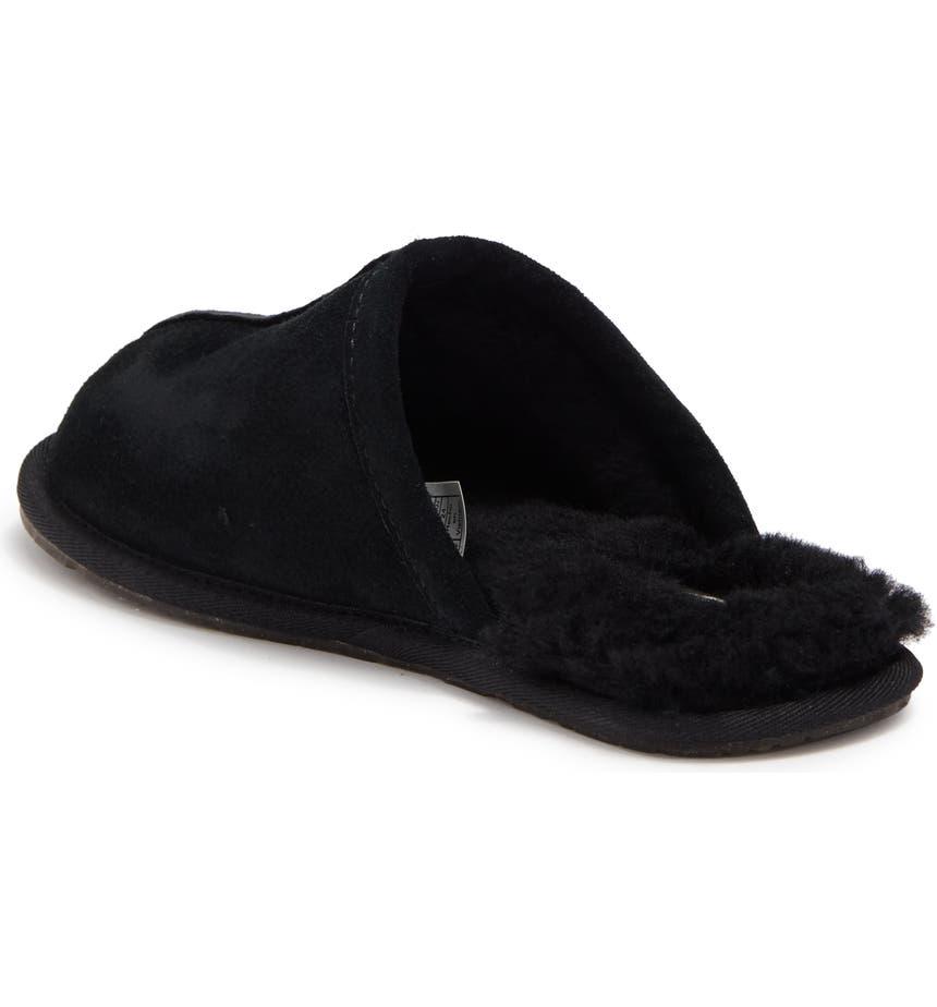 Pearle Faux Fur Lined Scuff Slipper商品第2张图片规格展示