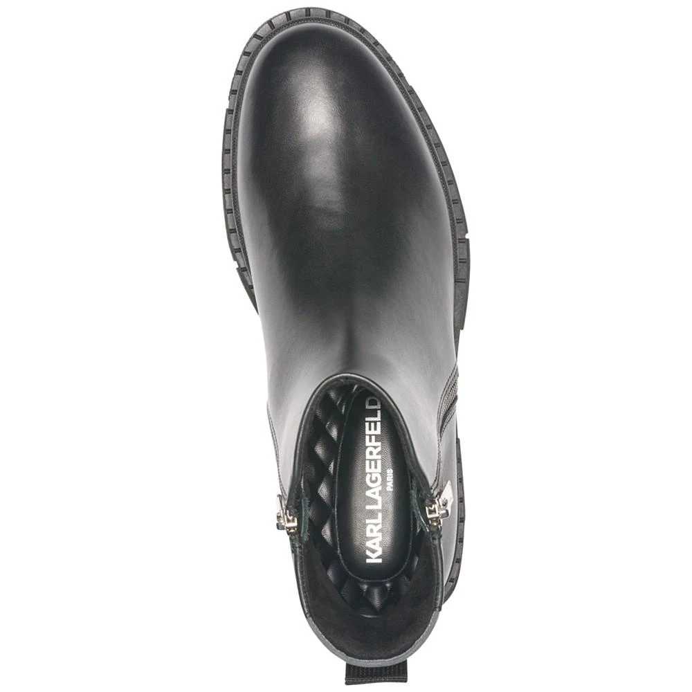 商品Karl Lagerfeld Paris|Karl Lagerfeld Men's Double Zip Lug Sole Boot,价格¥2194,第4张图片详细描述