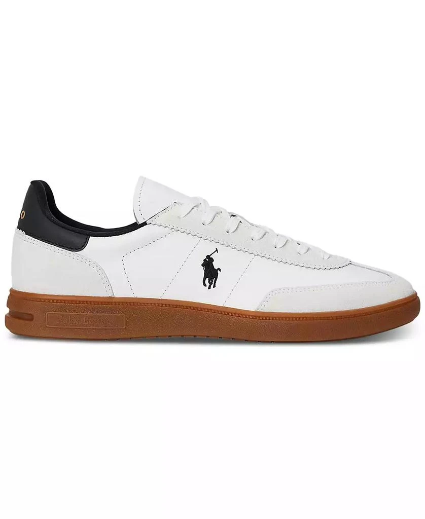 商品Ralph Lauren|Men's Bedford Leather & Suede Sneakers,价格¥948,第4张图片详细描述