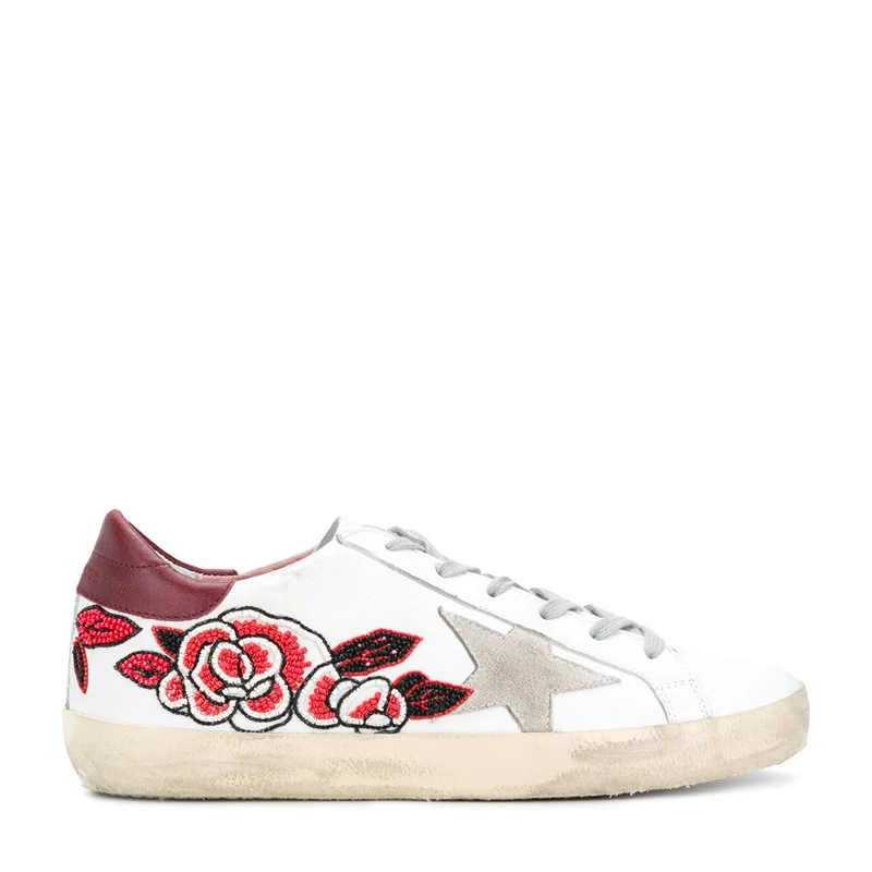 商品[国内直发] Golden Goose|GOLDEN GOOSE DELUXE BRAND 白色女士运动鞋 G32WS590-G41,价格¥3644,第1张图片