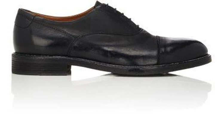 商品Barneys New York|Burnished Leather Cap-Toe Balmorals,价格¥1247,第1张图片