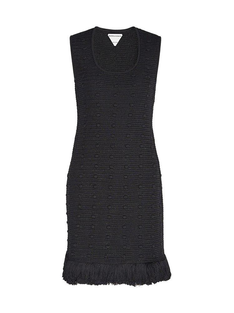 Bottega Veneta Fringed Knitted Dress商品第1张图片规格展示