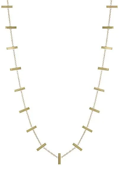 商品Jennifer Meyer|Cross Bar Necklace,价格¥11371,第1张图片