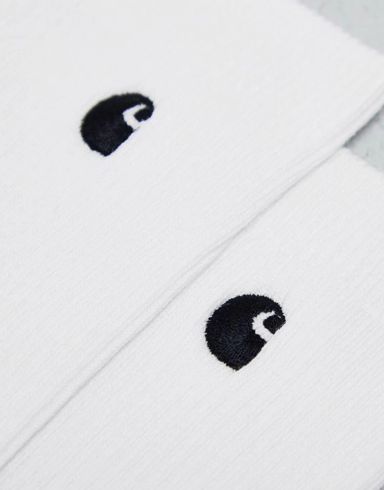 商品Carhartt WIP|Carhartt WIP madison 2 pack socks in white,价格¥242,第4张图片详细描述