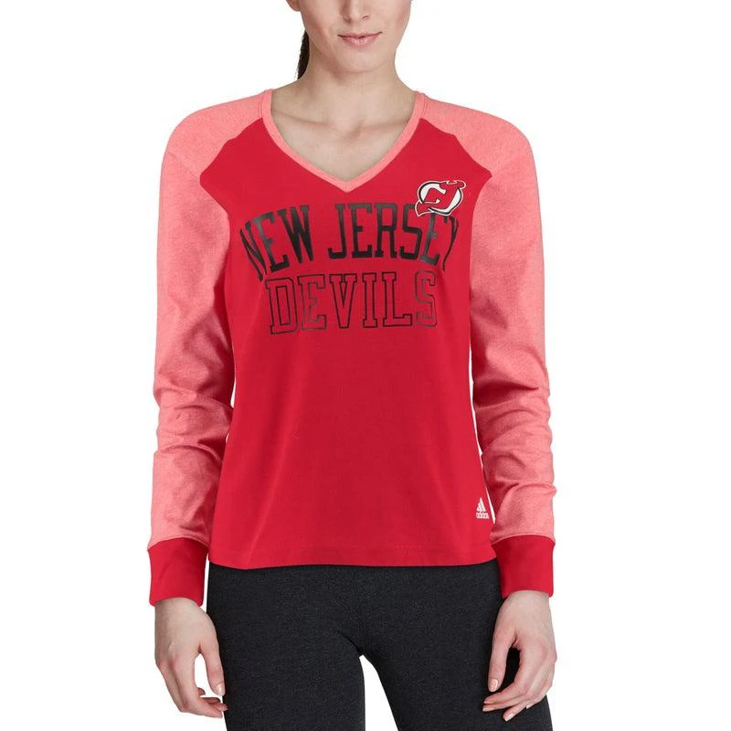 商品Adidas|adidas Devils Contrast Long Sleeve T-Shirt - Women's,价格¥424,第3张图片详细描述