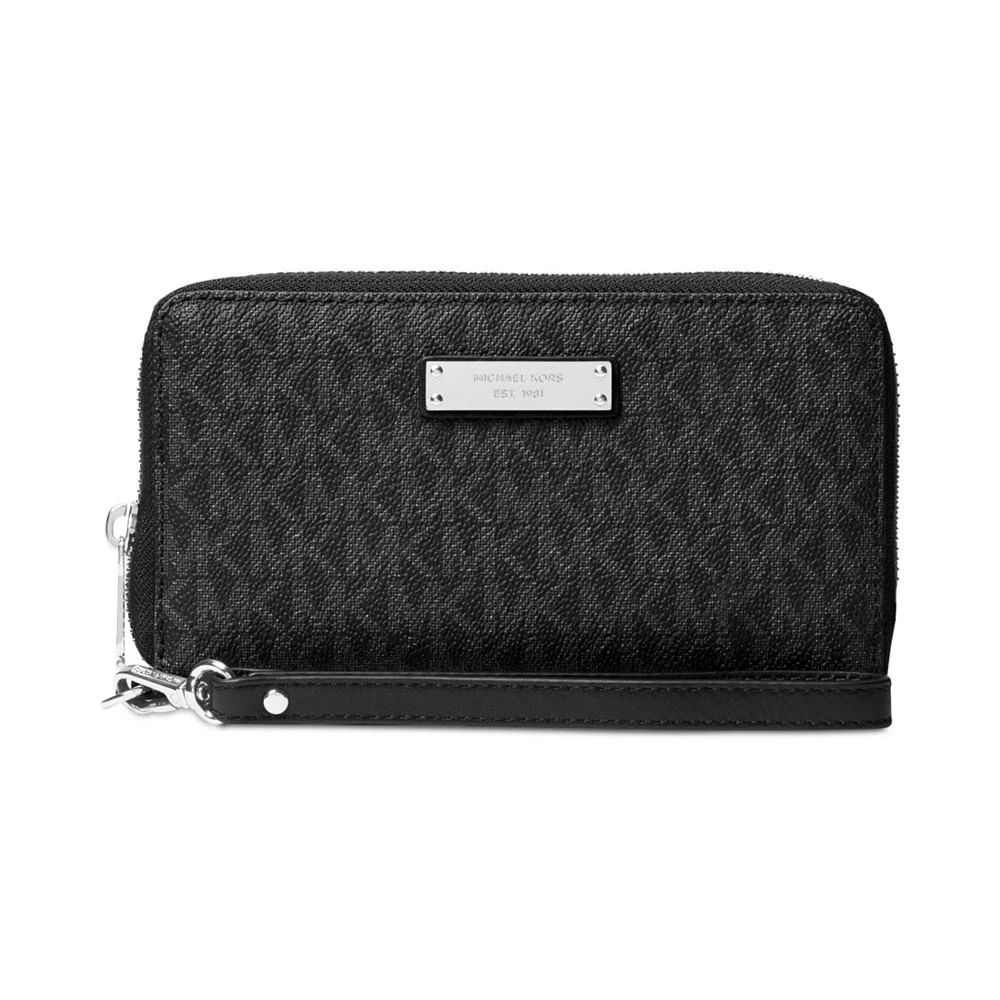 商品Michael Kors|Signature Jet Set Item Large Flat Multi Function Phone Case,价格¥948,第1张图片