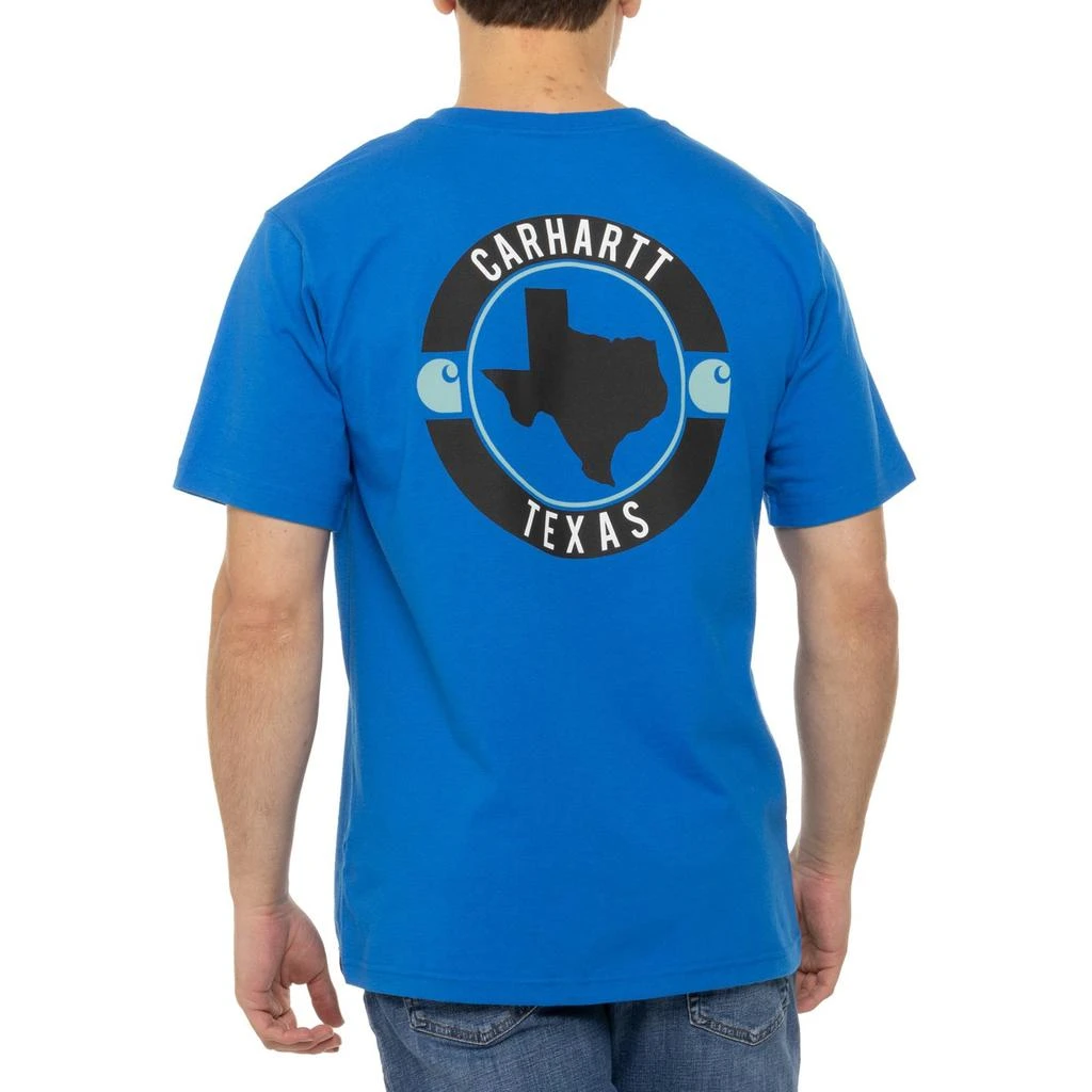 商品Carhartt|Carhartt 106079 Big and Tall Relaxed Fit Heavyweight Texas Graphic T-Shirt - Short Sleeve,价格¥106,第1张图片