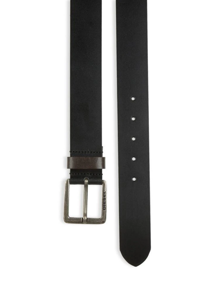 商品Diesel|Engraved Logo Leather Belt,价格¥479,第2张图片详细描述