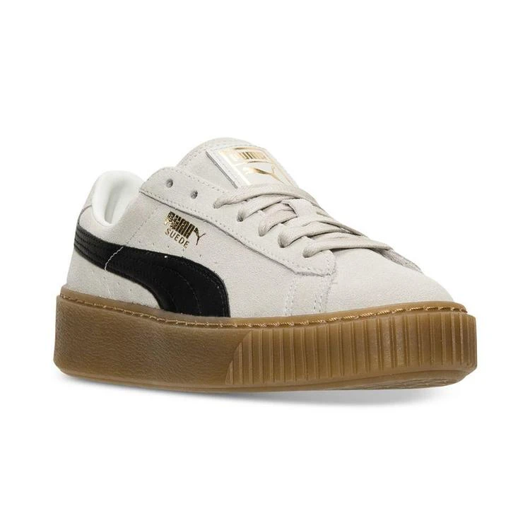 商品Puma|绒面平底板鞋,价格¥250,第1张图片