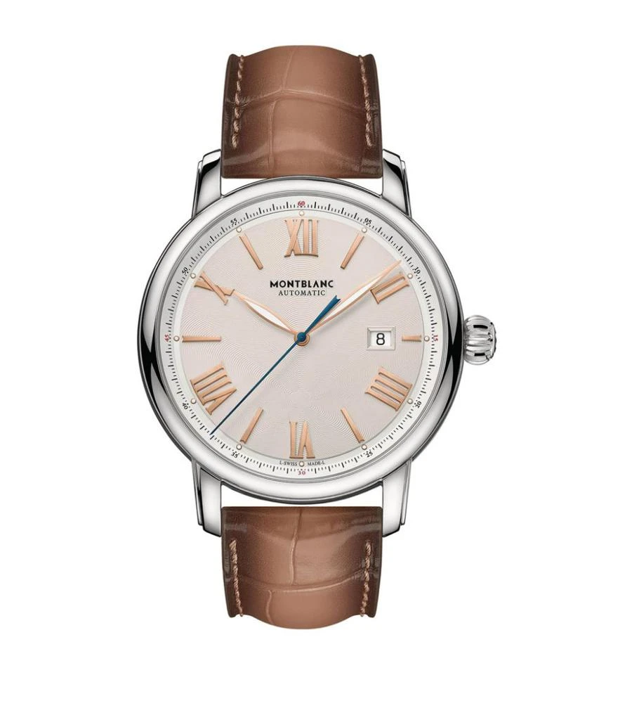 商品MontBlanc|Stainless Steel Star Legacy Automatic Date Watch 43mm,价格¥27296,第1张图片