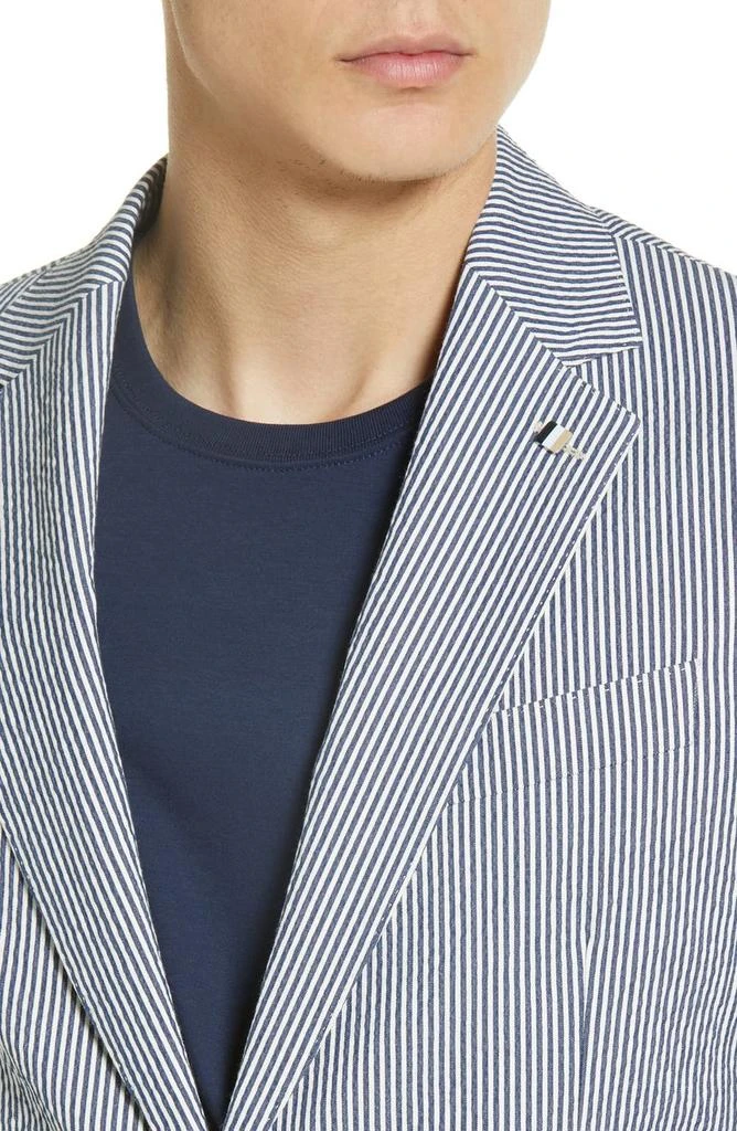 商品Hugo Boss|Hanry Stripe Cotton Blend Sport Coat,价格¥2398,第4张图片详细描述