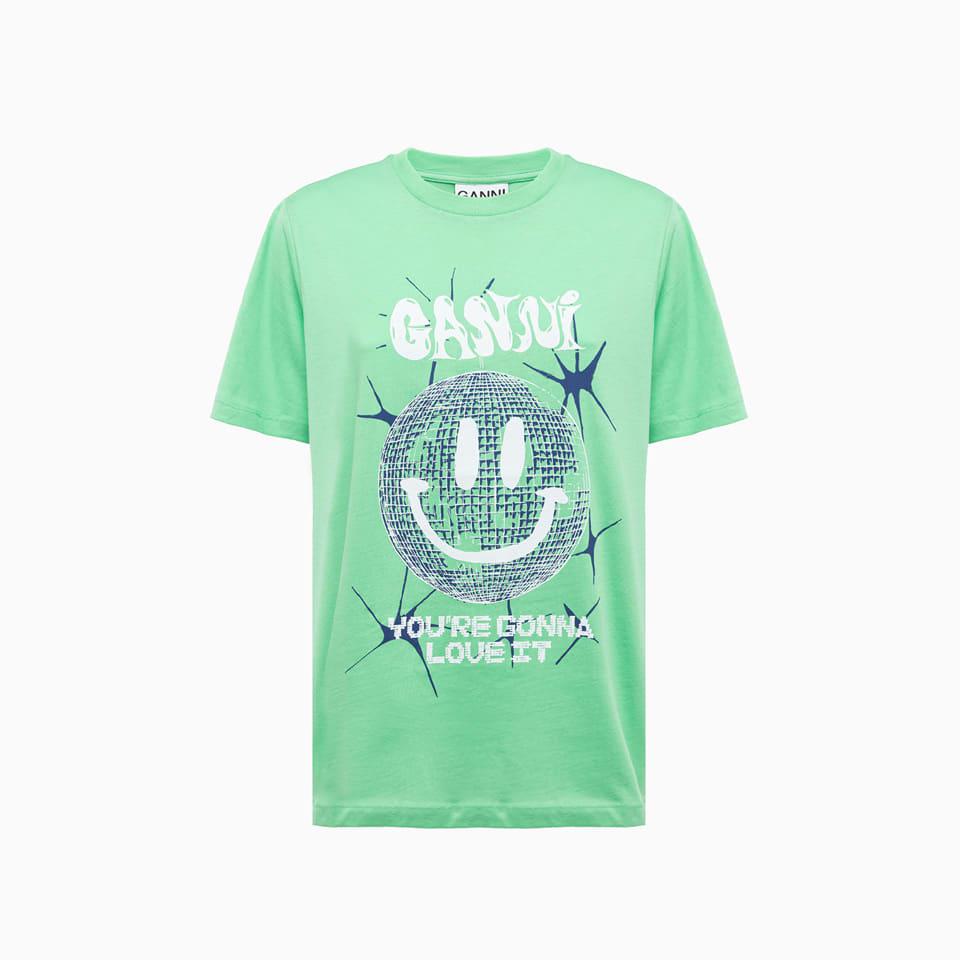 Ganni Smiley T-shirt商品第1张图片规格展示