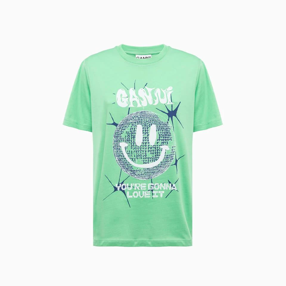 商品Ganni|Ganni Smiley T-shirt,价格¥860,第1张图片