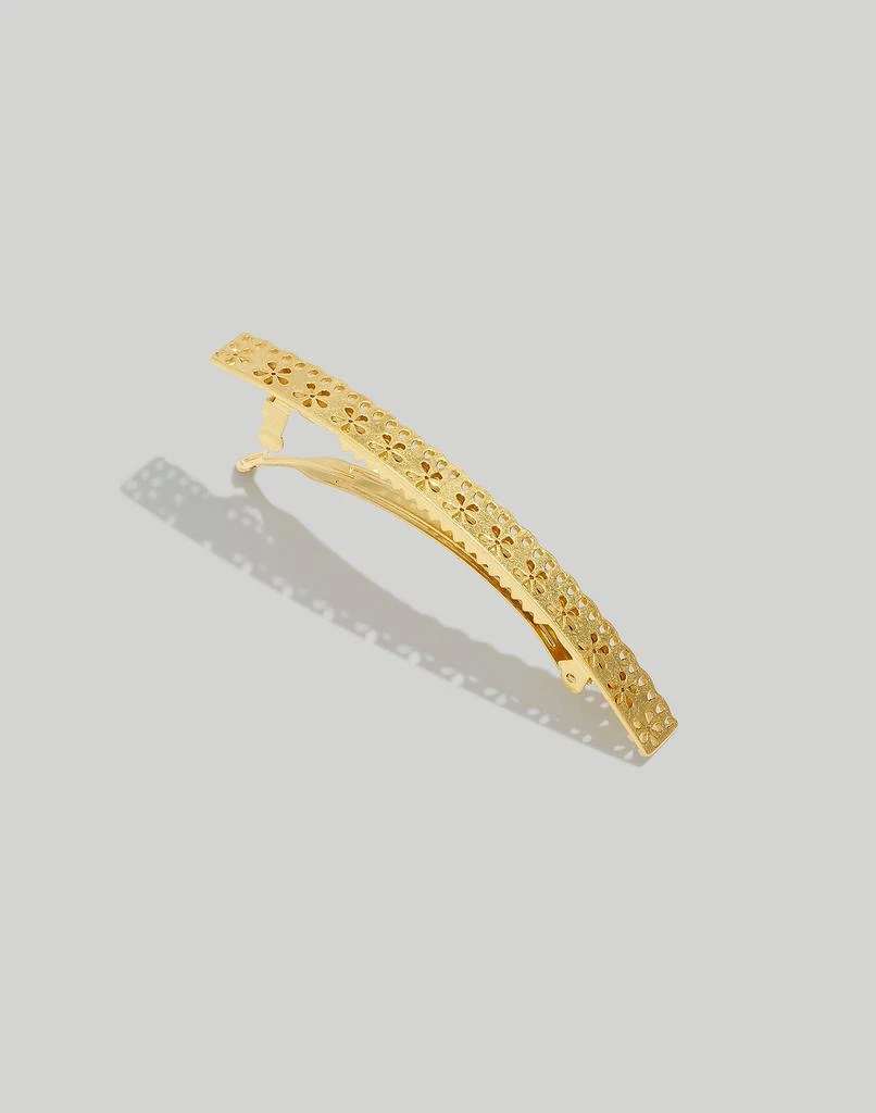 商品Madewell|Cutout Floral Barrette,价格¥103,第2张图片详细描述