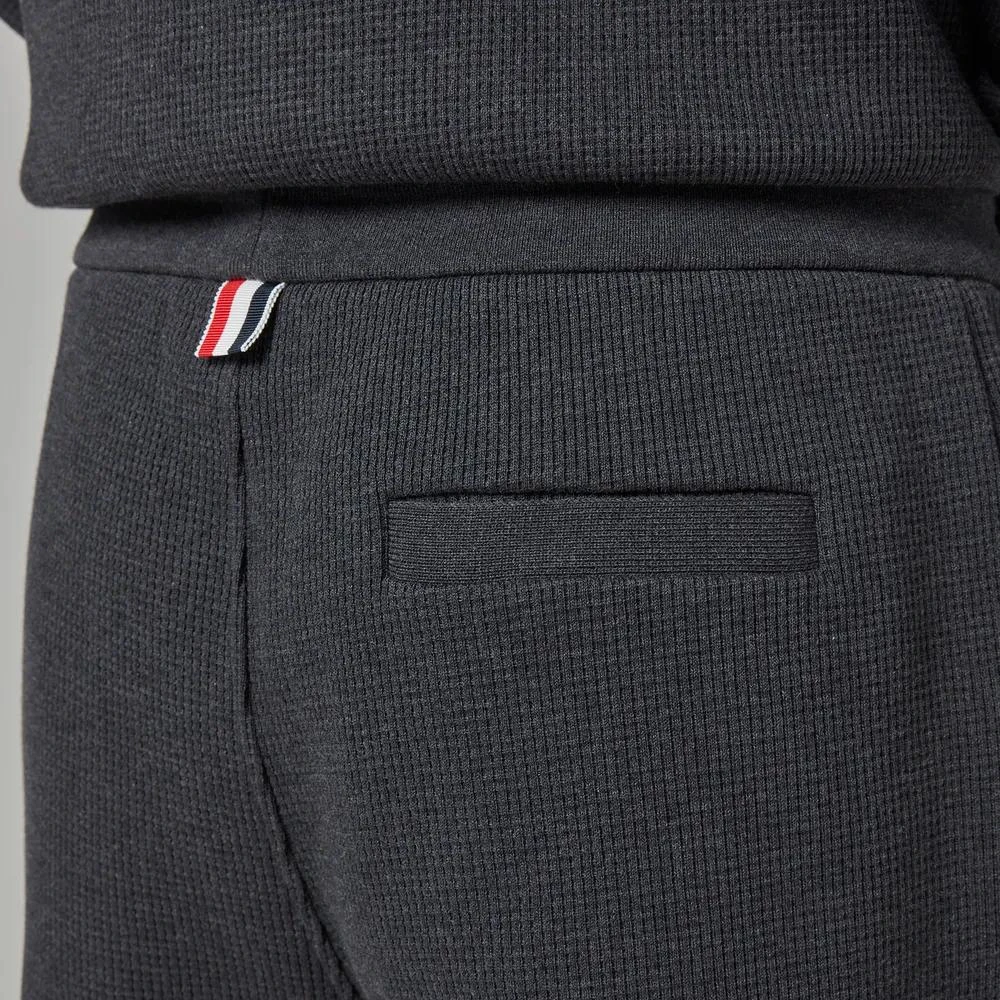 商品Thom Browne|Thom Browne Men's Four-Bar Waffle Knit Sweatpants,价格¥4159,第4张图片详细描述