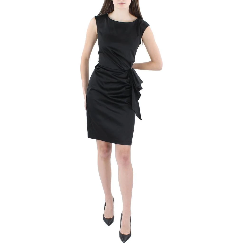 商品Ralph Lauren|Lauren Ralph Lauren Womens Cocktail Asymmetric Sheath Dress,价格¥403,第1张图片