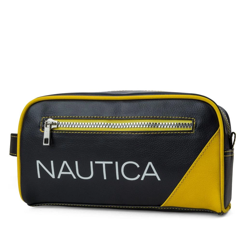 商品Nautica|Mens Core Pebbled Travel Kit,价格¥80,第1张图片详细描述
