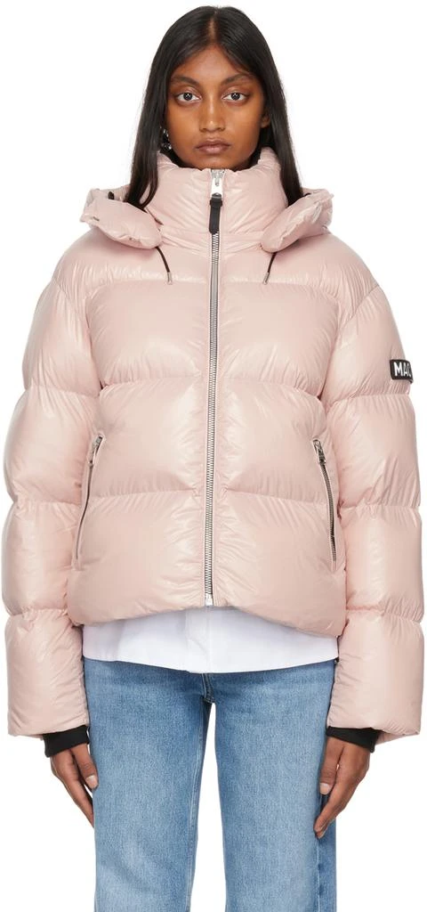 商品Mackage|SSENSE Exclusive Pink Evie Down Jacket,价格¥2505,第1张图片